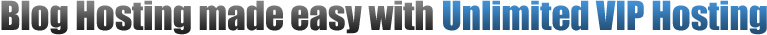 Blog hosting made easy with Freeola VIP Hosting