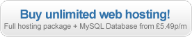 Buy blog hosting!