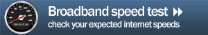 Broadband speed check