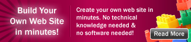 Build Your Own Web Site In Minutes!