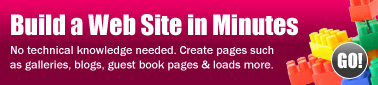 Build a Web Site in Minutes