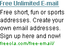Free Unlimited E-mail