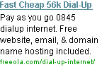 Fast Cheap 56k Dial-Up