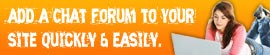 Add a Chat Forum to Your Site Quickly and Easily