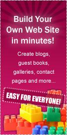 Build Your Own Web Site In Minutes!