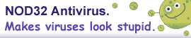 NOD32 Antivirus available from Freeola