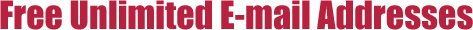 Unbeatable & Unlimited Free E-mail Addresses