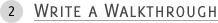 Write a Walkthrough