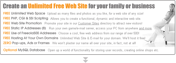 Flexible Free Web Site