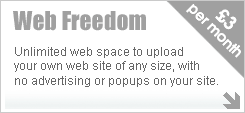 Web Freedom: unlimited web space