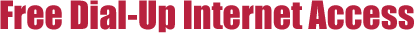 Free Dial-Up Internet Access