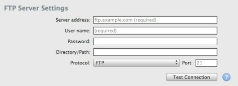 FTP Details