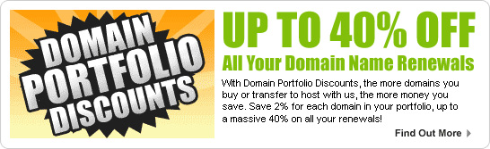 Domain Portfolio Discounts