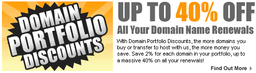 Domain Portfoio Discounts