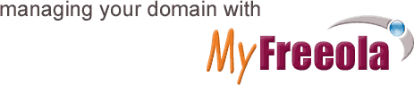managing your domain with MyFreeola