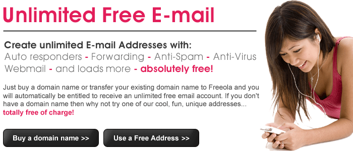 Free Unlimited E-mail Account