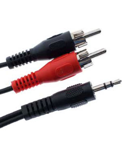 Audio Lead - PC to Hi-Fi - 1.2 Metres