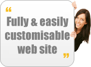 Fully and Easily Customisable Web Site