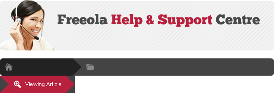 Freeola Help & Support Centre