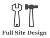 full web site design