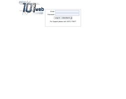 Screenshot of the 101 Web Design homepage