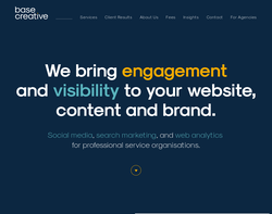 Screenshot of the James Garnham homepage
