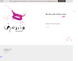 Screenshot of the Bimbo Design homepage
