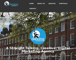Screenshot of the Dancing Badger Ltd homepage