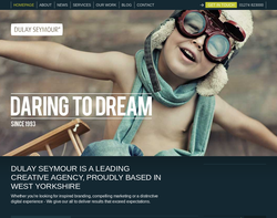 Screenshot of the Dulay Seymour Creative Communications homepage