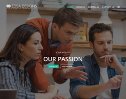 Screenshot of the EDSA Designs Ltd homepage