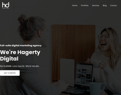 Screenshot of the Hagerty Digital homepage
