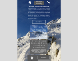 Screenshot of the Helvellyn Consulting homepage
