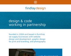 Screenshot of the Ian Findlay Design homepage