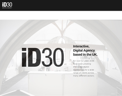 Screenshot of the ID30 Ltd  homepage