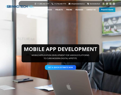 Screenshot of the Web Design and Development Company homepage