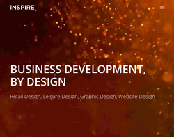 Screenshot of the Inspire Design Consultancy homepage