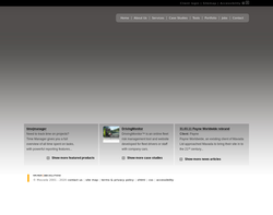 Screenshot of the Mavada Ltd homepage