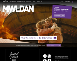 Screenshot of the Creative Mwldan homepage