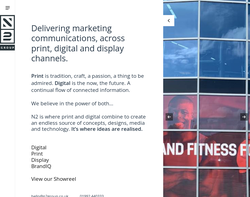 Screenshot of the N2 Visual Communications Ltd homepage