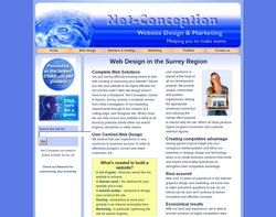 Screenshot of the Net-Conception homepage