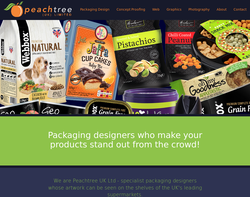 Screenshot of the Peachtree UK Limited homepage