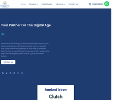 Screenshot of the Pixelette Technologies homepage
