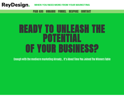 Screenshot of the ReyDesign Ltd. homepage