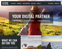 Screenshot of the Siruss Ltd homepage