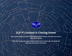 Screenshot of the SLP IT Limited homepage