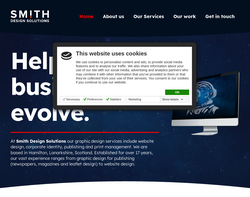 Screenshot of the Smith Design Solutions Limited homepage