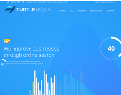 Screenshot of the Turtle Media & Marketing Ltd - Stephen McConville homepage