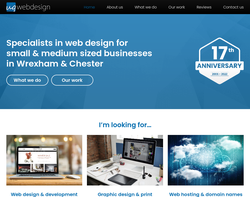 Screenshot of the UQ Web Design homepage