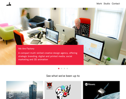 Screenshot of the Type In Motion Ltd homepage