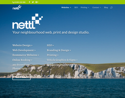 Screenshot of the Nettl of Weymouth homepage